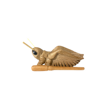 Load image into Gallery viewer, 3" Wooden Musical Grasshopper Percussion Instrument