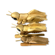 Load image into Gallery viewer, 5" Wooden Musical Grasshopper Percussion Instrument
