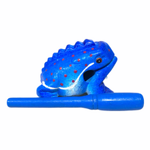 Load image into Gallery viewer, 3" Wooden Musical Frog - Mar Design (Percussion Instrument)