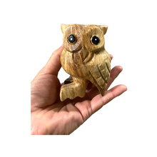 Load image into Gallery viewer, 3" Wooden Musical Whistle Owl  Instrument