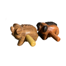 Load image into Gallery viewer, 4" Wooden Musical Pig Percussion Instrument