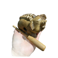 Load image into Gallery viewer, 3" Wooden Musical Pig Percussion Instrument