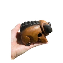 Load image into Gallery viewer, 4" Wooden Musical Pig Percussion Instrument