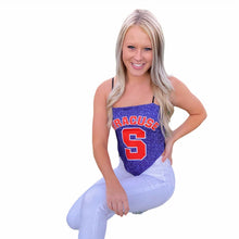 Load image into Gallery viewer, Syracuse Denim Bandana Top
