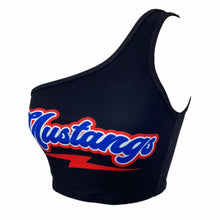 Load image into Gallery viewer, SMU Mustangs Lightning One Shoulder Top