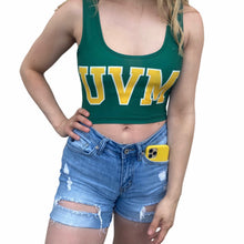 Load image into Gallery viewer, Vermont Green Crop Tank Top