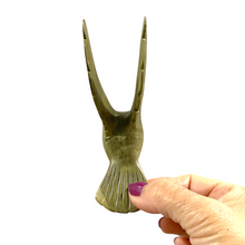 Load image into Gallery viewer, Green Wood Hummingbird Figurine Decoration