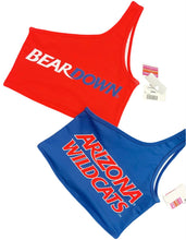 Load image into Gallery viewer, University of Arizona Navy One Shoulder Top