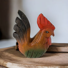 Load image into Gallery viewer, Painted Wooden Musical Whistle Rooster Instrument