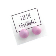 Load image into Gallery viewer, Lilac Ombre' Ball Stud Earrings