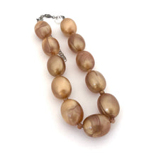 Load image into Gallery viewer, Copper Marbled Aura Glow Marco Necklace
