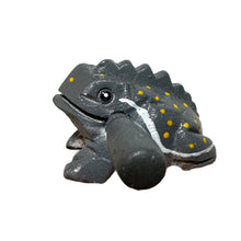 Load image into Gallery viewer, 1.5" Wooden Musical Frog - Gray Design (Percussion Instrument)