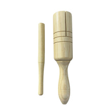 Load image into Gallery viewer, Wooden Slit Drum – Montessori Rhythm Instrument for Kids’ Music Learning