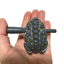 Load image into Gallery viewer, 1.5" Wooden Musical Frog - Gray Design (Percussion Instrument)