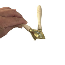 Load image into Gallery viewer, Wooden Handle Brass Bells – Set of 2 – Perfect for Music Learning &amp; Kids’ Activities