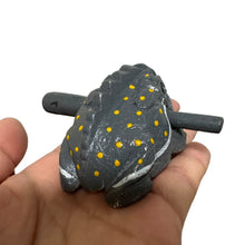 Load image into Gallery viewer, 1.5" Wooden Musical Frog - Gray Design (Percussion Instrument)