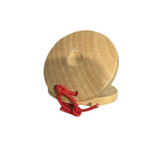 Load image into Gallery viewer, Wooden Castanet – Montessori Rhythm Instrument for Kids’ Music Learning