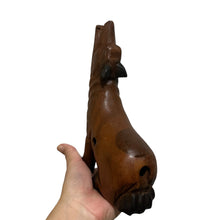 Load image into Gallery viewer, 8" Dark Oak Wolf Musical Whistle Instrument