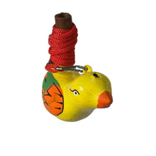 Load image into Gallery viewer, Clay Water Whistle Bird (Yellow)