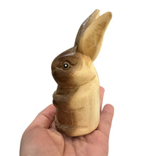 Load image into Gallery viewer, Wooden Standing Bunny Figurine Decoration