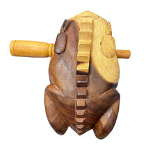 Load image into Gallery viewer, Natural wooden frog