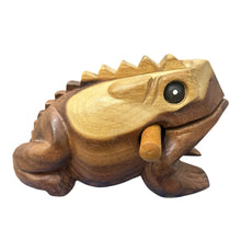 Load image into Gallery viewer, Natural wooden frog