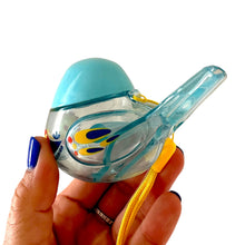 Load image into Gallery viewer, Clear Water Whistle Bird - Whimsical Water-Filled Whistle (Blue)