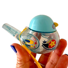 Load image into Gallery viewer, Clear Water Whistle Bird - Whimsical Water-Filled Whistle (Blue)