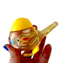 Load image into Gallery viewer, Clear Water Whistle Bird - Whimsical Water-Filled Whistle (Yellow)