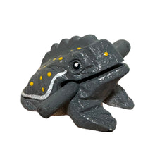 Load image into Gallery viewer, 1.5" Wooden Musical Frog - Gray Design (Percussion Instrument)