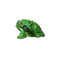 Load image into Gallery viewer, 1.5" Wooden Musical Frog - Forest Design (Percussion Instrument)