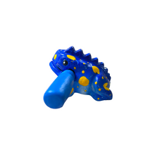 Load image into Gallery viewer, 1.5" Wooden Musical Frog - Sea Design (Percussion Instrument)