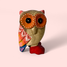 Load image into Gallery viewer, Pink-Eared Owl with Red Boots