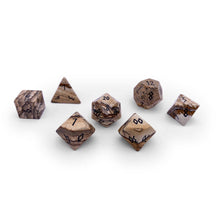 Load image into Gallery viewer, Picture Jasper - 7 Piece RPG Set Gemstone Dice