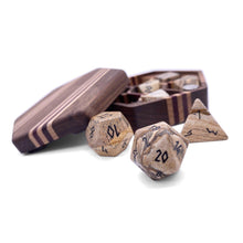 Load image into Gallery viewer, Picture Jasper - 7 Piece RPG Set Gemstone Dice