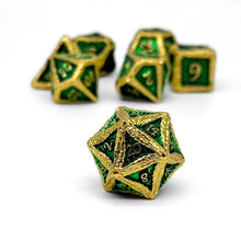 Load image into Gallery viewer, Pirate Dice - Corsair 7 Piece RPG set Alloy Metal Dice