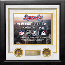 Load image into Gallery viewer, Pittsburgh Pirates Custom MLB Baseball 8x10 Picture Frame Kit (Multiple Colors)