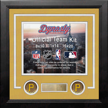Load image into Gallery viewer, Pittsburgh Pirates Custom MLB Baseball 16x20 Picture Frame Kit (Multiple Colors)