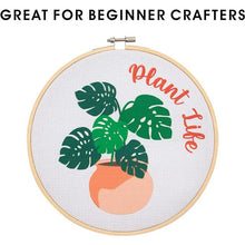 Load image into Gallery viewer, Plant Life Crosstitch Kit | Embroidery Crafts Tool Set