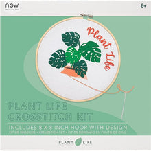 Load image into Gallery viewer, Plant Life Crosstitch Kit | Embroidery Crafts Tool Set