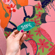Load image into Gallery viewer, Plant Slut Leaf Motel Style Keychain 🌿