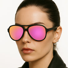 Load image into Gallery viewer, Poseidon Mirrored Pink  – Tangle-Free Floating Aviators
