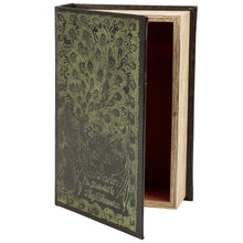 Load image into Gallery viewer, Pride And Prejudice Decorative Book Box | Faux Leather Wrap Book Shaped Storage Stash Trinket Box