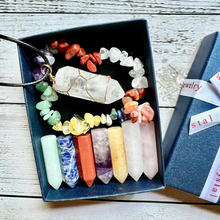 Load image into Gallery viewer, 7 Chakra Energy Balance Crystal Box