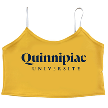 Load image into Gallery viewer, Quinnipiac Yellow Spaghetti Tank Top