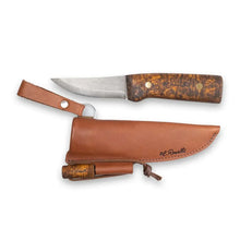 Load image into Gallery viewer, Roselli Hunter Full Tang R100FD Dark Stained Handle with FireSteel