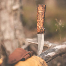 Load image into Gallery viewer, Roselli Hunter Full Tang R100FD Dark Stained Handle with FireSteel