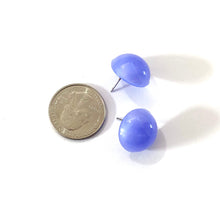 Load image into Gallery viewer, Lavender Aura Glow Retro Button Studs
