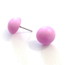 Load image into Gallery viewer, Pink Retro Button Stud Earrings