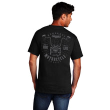 Load image into Gallery viewer, RC Handlebar Black  Mens Motorcycle  T-Shirt